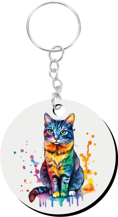 ねこ（レインボー）