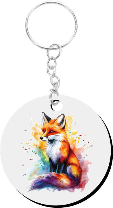 きつね（レインボー）